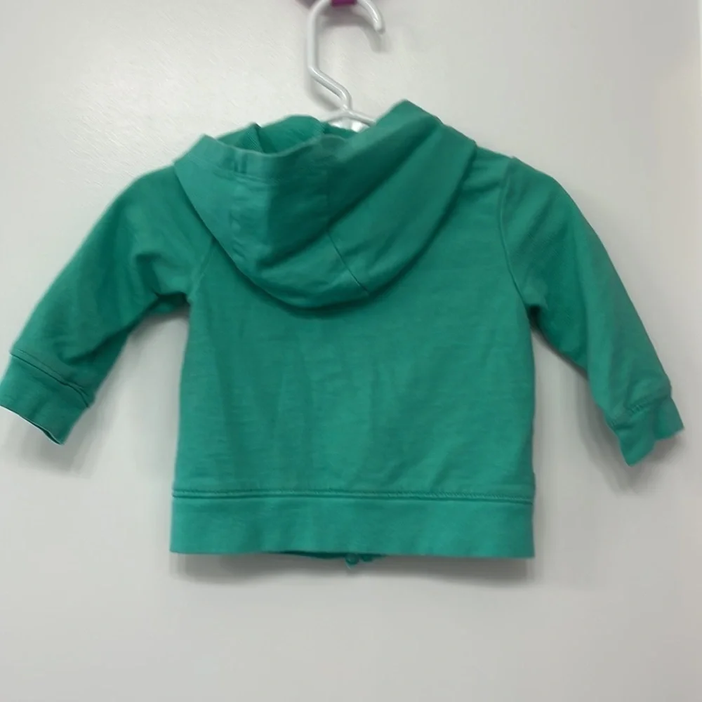 CARTER’S GREEN SWEATSHIRT with a cute Pink DINO size 9 months